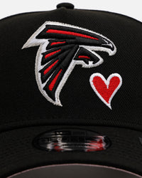 New Era Atlanta Falcons 'Team Color Hearts' 9FORTY A-Frame Snapback Official Team Color