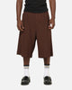 Carre Heritage Pleated Shorts Brown