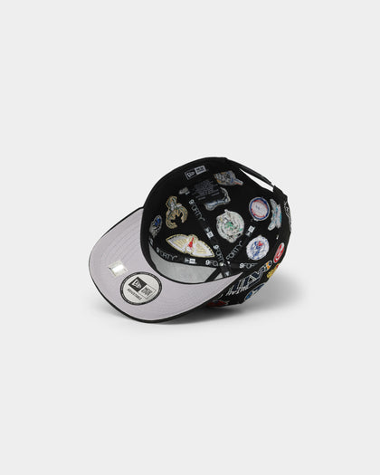 New Era NBA 'All Over League' 9FORTY K-Frame Snapback Black