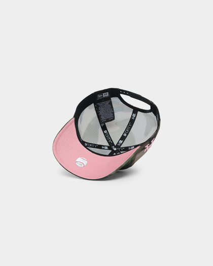 New Era Los Angeles Dodgers "Camo Twist" 9FORTY A-Frame Trucker Snapback Camo Pink