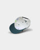 Pyra Script  Snapback Bone/Teal