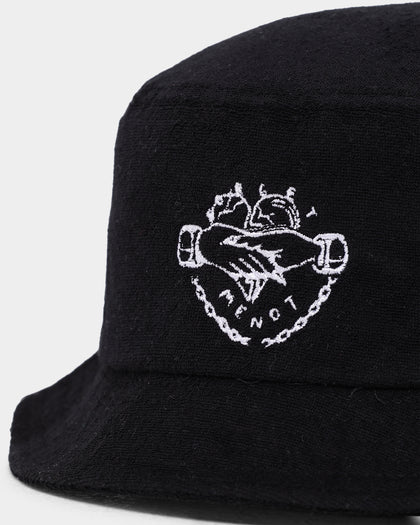 Rats Get Fat Forget Me Bucket Hat Black