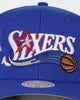 Mitchell & Ness Philadelphia 76ers 'Highway' Pro Crown Snapback Light Blue