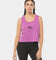 Stussy Women's Graffiti Cut Off Tank Orchid