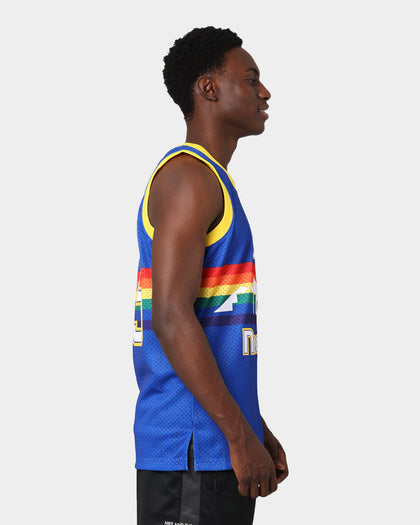 Mitchell & Ness Denver Nuggets Dikembe Mutombo #55 RD '91-'92 Swingman Jersey Royal