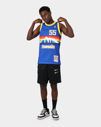 Mitchell & Ness Denver Nuggets Dikembe Mutombo #55 RD '91-'92 Swingman Jersey Royal