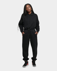 EN ES Women's Social Grace Cropped Hoodie Black