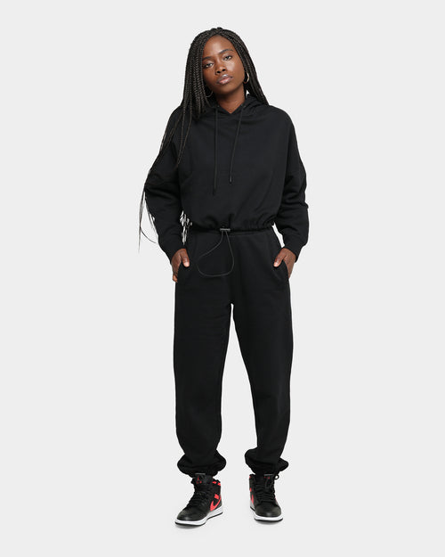 EN ES Women's Social Grace Cropped Hoodie Black