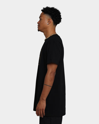 Emperor Apparel Chic Hustle Short Sleeve T-Shirt Black/Gold