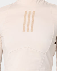 Adidas Women's Swarovski Long Sleeve T-Shirt Halo Ivory