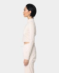 Adidas Women's Swarovski Long Sleeve T-Shirt Halo Ivory