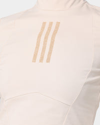Adidas Women's Swarovski Long Sleeve T-Shirt Halo Ivory