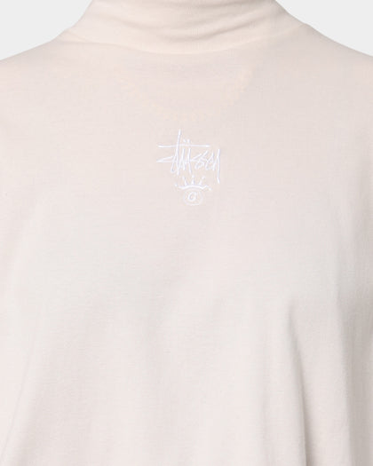 Stussy Women's Ellen Rib Turtleneck White Sand