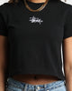 Stussy Women's Graffiti Slim T-Shirt Black