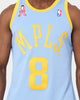 Mitchell & Ness Los Angeles Lakers Kobe Bryant '01-'02 #8 Hardwood Classics Throwback Authentic Jersey Blue