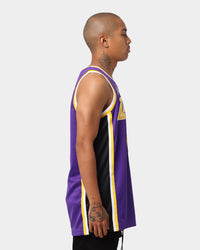 Jordan Los Angeles Lakers LeBron James #6 Statement Jersey Field Purple
