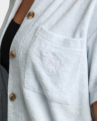 Stussy Women's Orlando Terry Shirt Ice Blue
