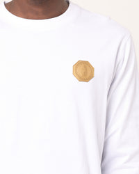 Last Kings Metallic Tut Long Sleeve T-Shirt White