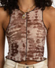 EN ES Women's Arora Tank Brown Tie Dye
