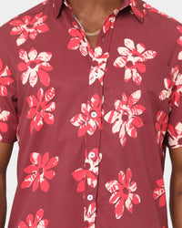 XXIII Reuben Print Shirt Brown
