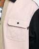 HUF Split Zip Work Shirt Black