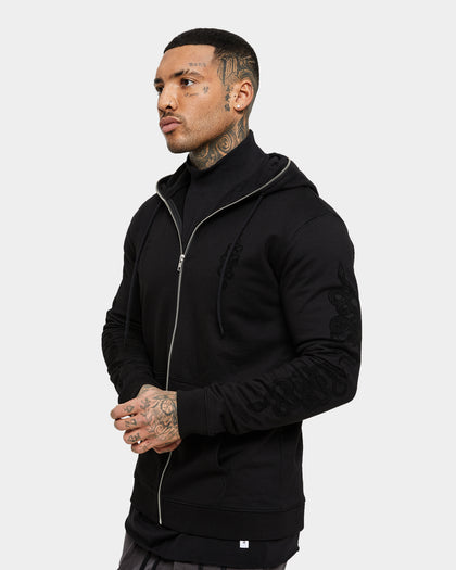 Saint Morta Death Adder Zip Hoodie Black/Black