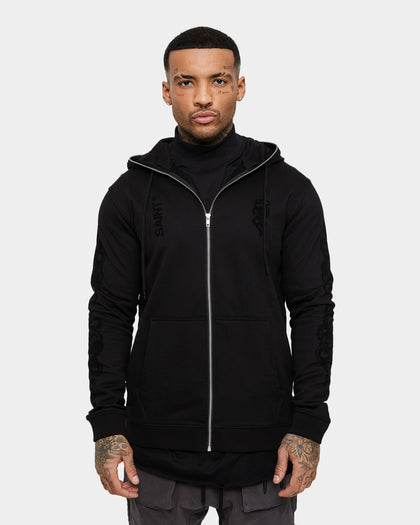 Saint Morta Death Adder Zip Hoodie Black/Black