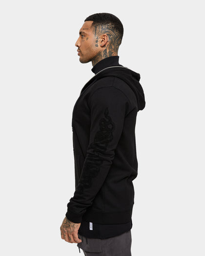 Saint Morta Death Adder Zip Hoodie Black/Black