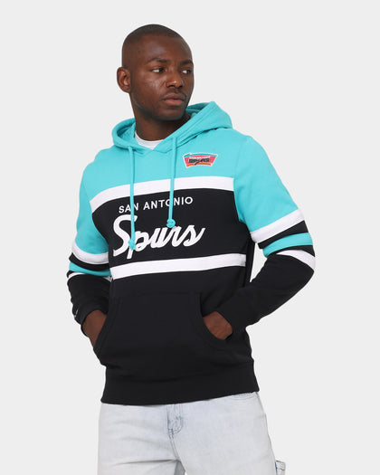 Mitchell & Ness San Antonio Spurs Head Coach Hoodie Teal