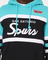 Mitchell & Ness San Antonio Spurs Head Coach Hoodie Teal