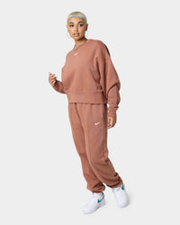 Nike Women's Sportswear Essential Collection Crewneck Mineral
