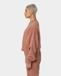 Nike Women's Sportswear Essential Collection Crewneck Mineral
