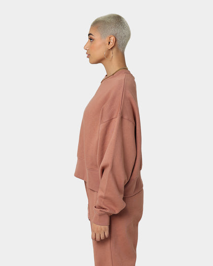 Nike Women's Sportswear Essential Collection Crewneck Mineral