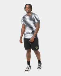 Last Kings Stripes Short Sleeve T-Shirt Navy