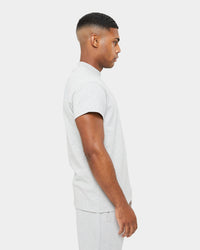 Carre Premium Motion Double Mockneck T-shirt Grey Marle