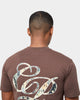 Carre Splatter Logo Classic T-Shirt Dark Brown