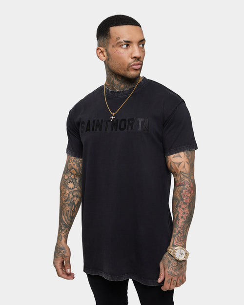 Saint Morta Yearbook Lafayette T-Shirt Vintage Black