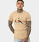 Calvin Klein Monogram Short Sleeve T-Shirt Tawny Sand/Black