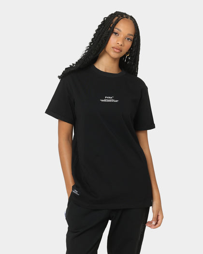 PYRA Women's Stacked Rolled T-Shirt Black