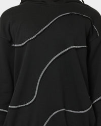 Nike Women's Sportswear Swirl Oversized Hoodie Black/White