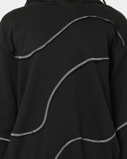 Nike Women's Sportswear Swirl Oversized Hoodie Black/White