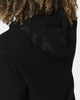 Sik Silk Women's Reverse Fleece Hoodie Dress Black