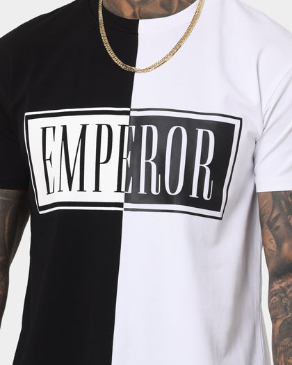 Emperor Apparel Split Hustle Short Sleeve T-Shirt Black/White