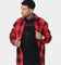 Saint Morta Checks Flannel Shirt Black/Red