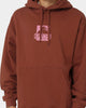 X-Large 91 Hoodie Brown/Pink