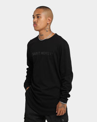 Saint Morta Official El Duplo Long Sleeve T-Shirt Black/Black
