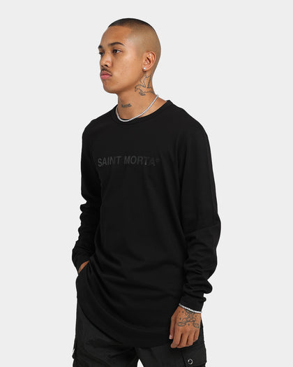 Saint Morta Official El Duplo Long Sleeve T-Shirt Black/Black