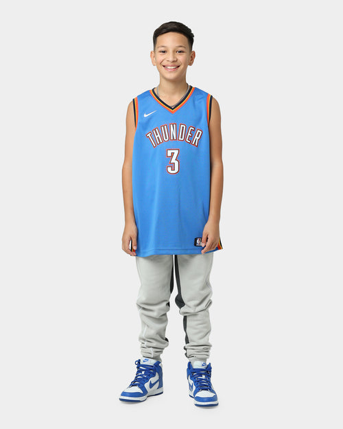 Nike Kids' Oklahoma City Thunder Josh Giddey #3 Icon Swingman Jersey Blue