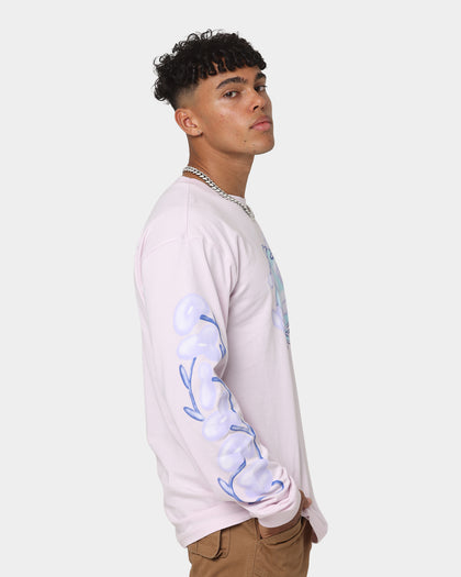 Adidas Trefoil Floral Long Sleeve T-Shirt Almost Pink/Multi-Coloured