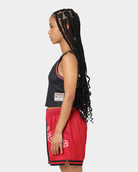 Mitchell & Ness Women's Chicago Bulls Big Face 5.0 Crop Tank Top Red